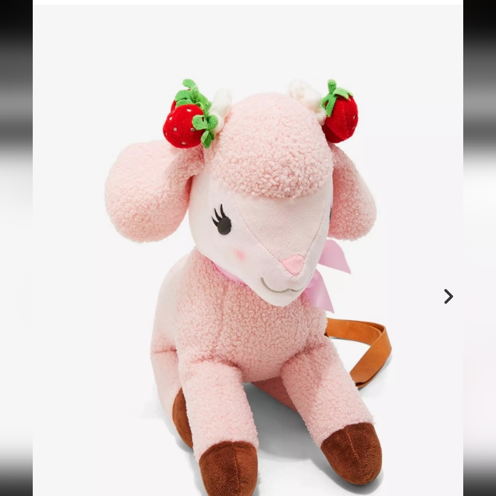 Lil lamb plush bag